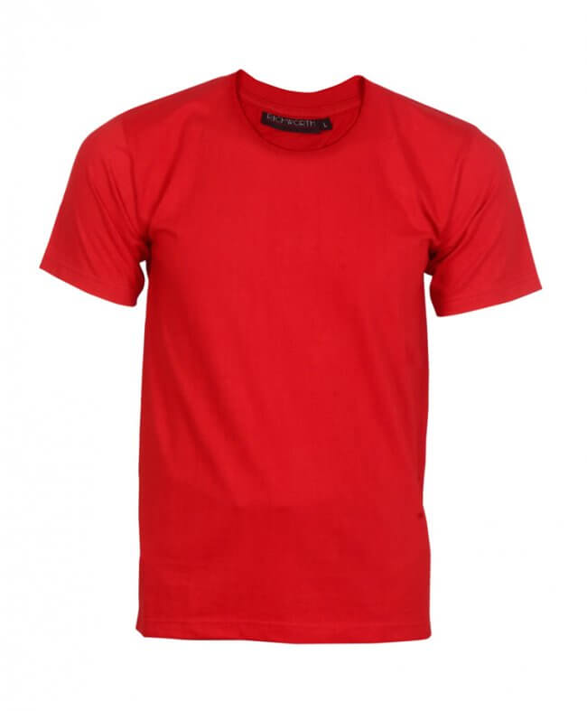 Red Round Neck T-shirt - Round Neck - T Shirts - CORPORATE